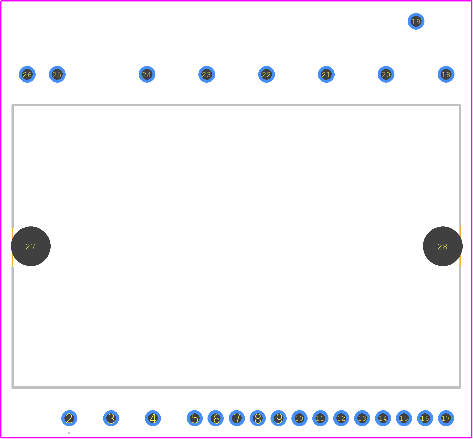 STGIB15CH60TS-E - STMicroelectronics PCB footprint - Other - Other - SDIP2B-26L typeE