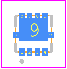 NTTFS5C658NLTAG - onsemi PCB footprint - Other - Other - WDFN8 3.3x3.3, 0.65P CASE 511AB