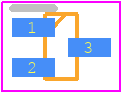 PZP103BYB - UNIKC PCB footprint - SOT23 (3-Pin) - SOT23 (3-Pin) - sot-523