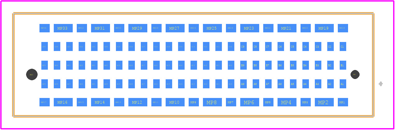 474471 - TE Connectivity PCB footprint - Other - Other - 474471-1