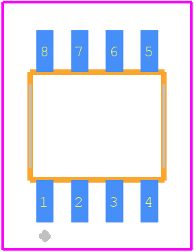 MOC215M - onsemi PCB footprint - Other - Other - 8-Pin Small Outline_ffw