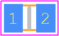 CL21B106KOQNFNE - SAMSUNG PCB footprint - Capacitor Chip Non-polarised - Capacitor Chip Non-polarised - CL21(A)-1