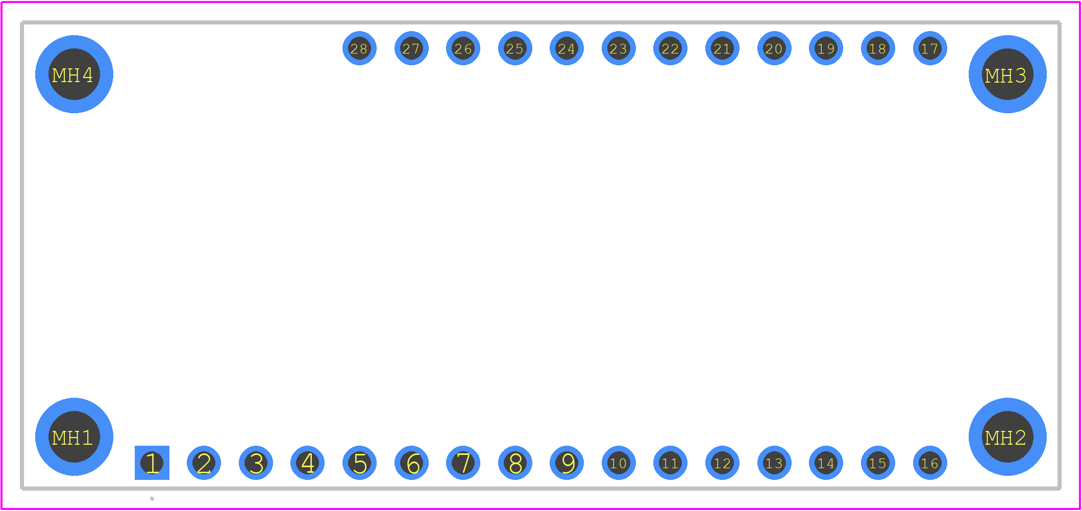 2829 - Adafruit PCB footprint - Other - Other - 2829-1