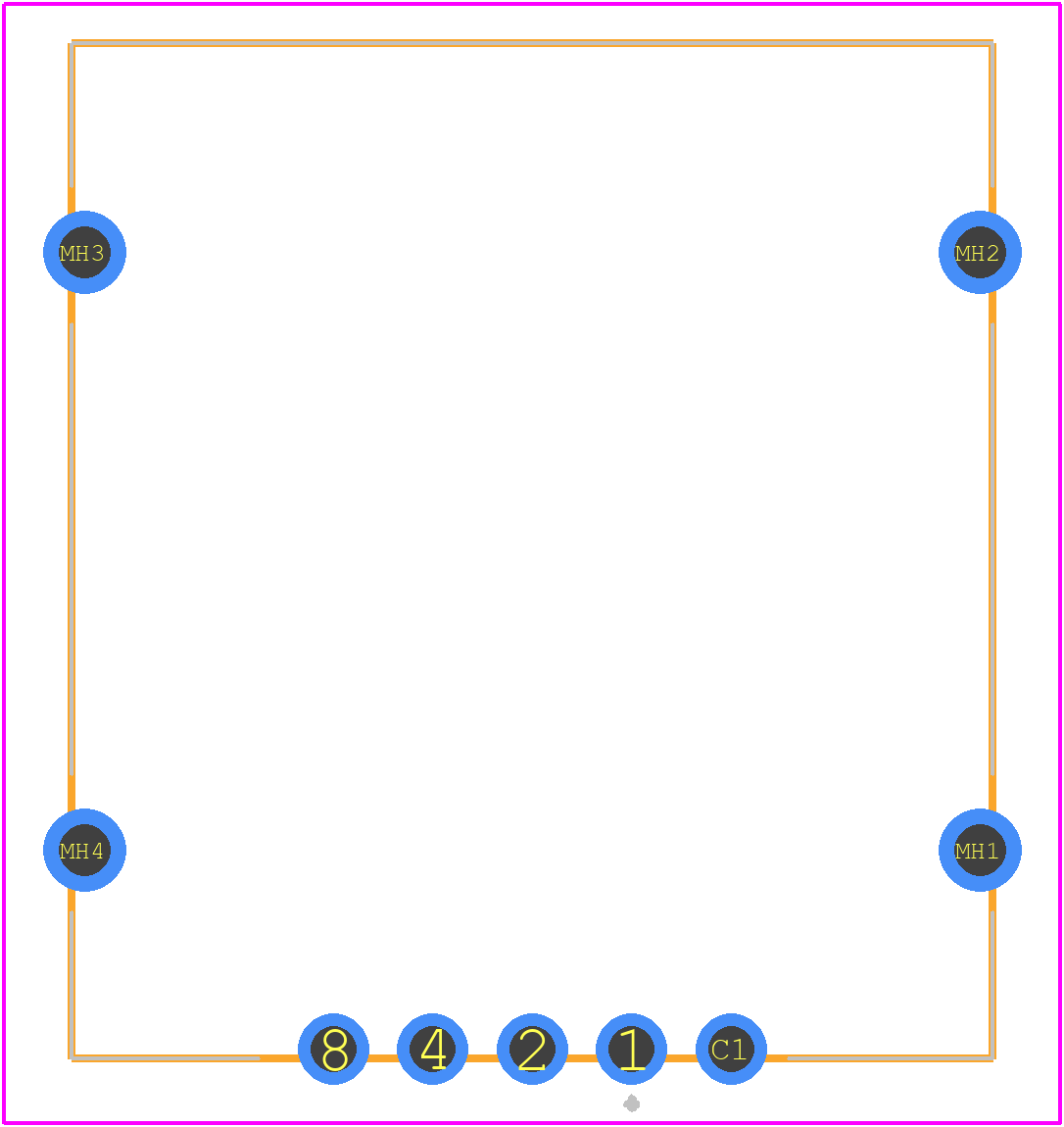 25LR22-H-Z - Grayhill PCB footprint - Other - Other - 25LR22-H-Z-3