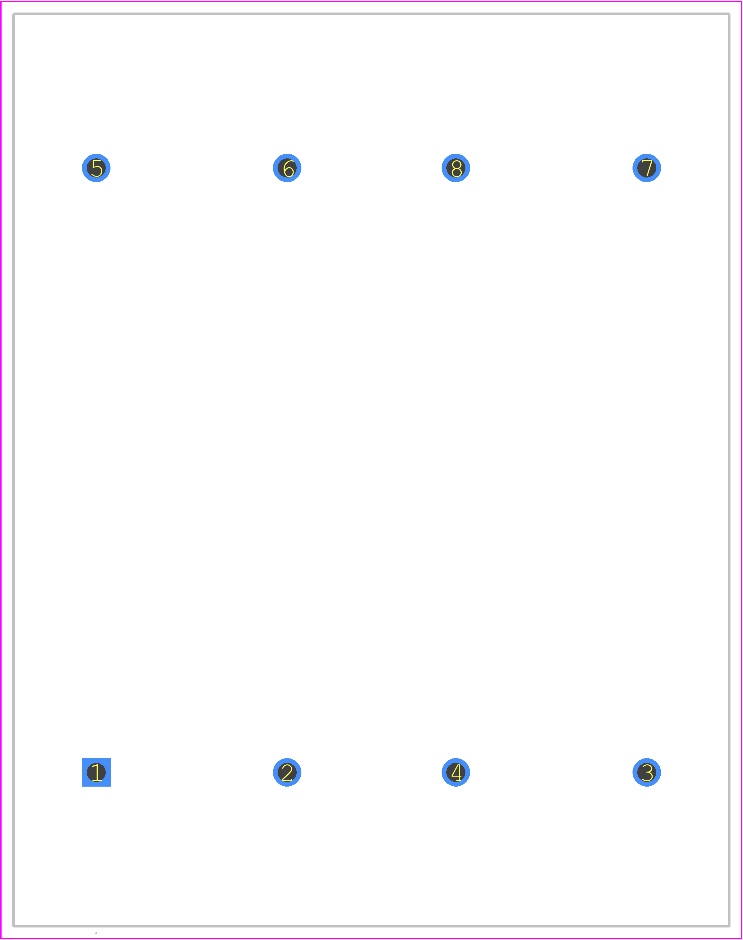 FP16-1500 - Triad Magnetics PCB footprint - Other - Other - FP16-1500-5