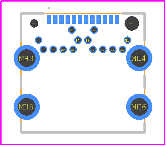 KUSBX-SMTTH-CSE-F2-BTR - Kycon PCB footprint - Other - Other - KUSBX-SMTTH-CSE-F2-BTR-1