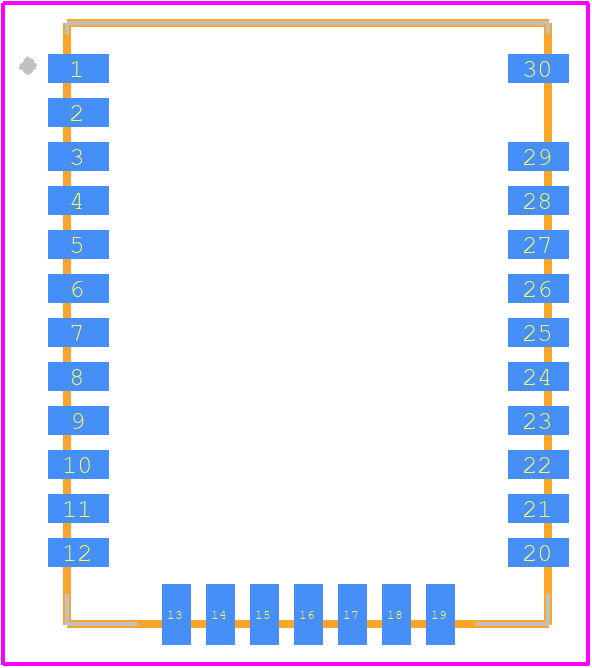 BM78SPP05MC2-0002AA - Microchip PCB footprint - Other - Other - BM78SPP05MC2-0002AA-2