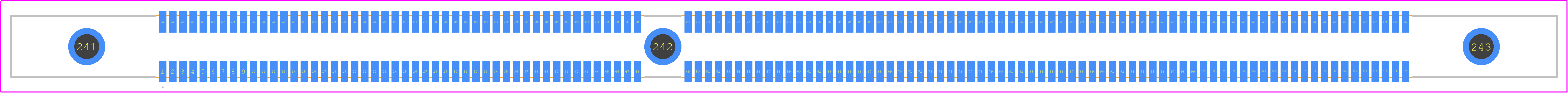 78603-0001 - Molex PCB footprint - Other - Other - 78603-0001-1