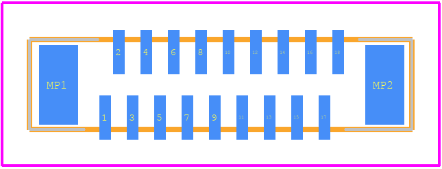 1-1734742-8 - TE Connectivity PCB footprint - Other - Other - 1-1734742-8-2