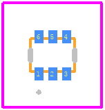 NCP170BXV135T2G - onsemi PCB footprint - Other - Other - SOT−563−6 1.60x1.20x0.55, 0.50P CASE 463A ISSUE J_2025-1