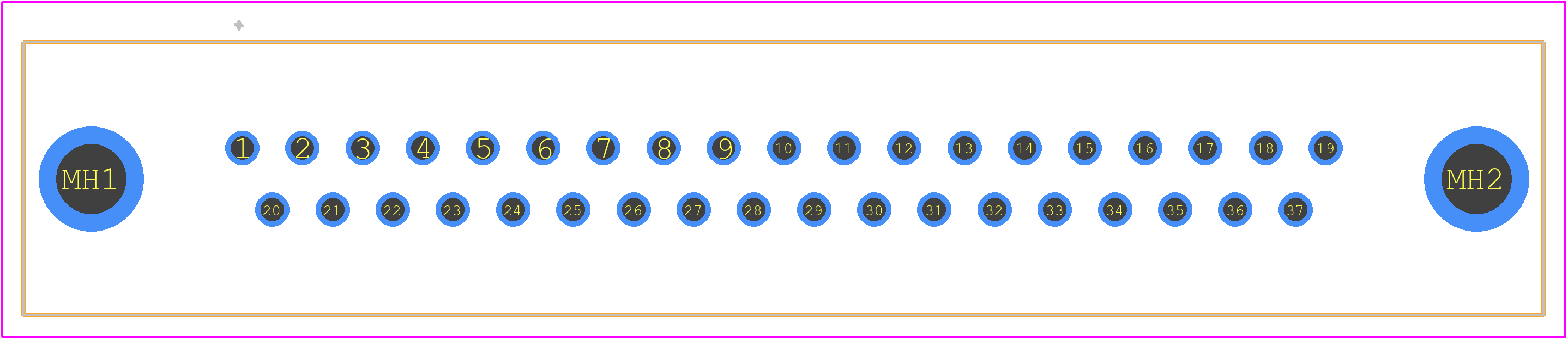 09670375654 - HARTING PCB footprint - Other - Other - 09670375654-1