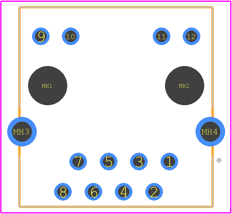 1734577-1 - TE Connectivity PCB footprint - Other - Other - 1734577-1-1