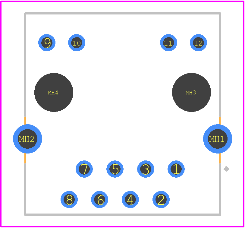 1734577-3 - TE Connectivity PCB footprint - Other - Other - 1734577-3-2