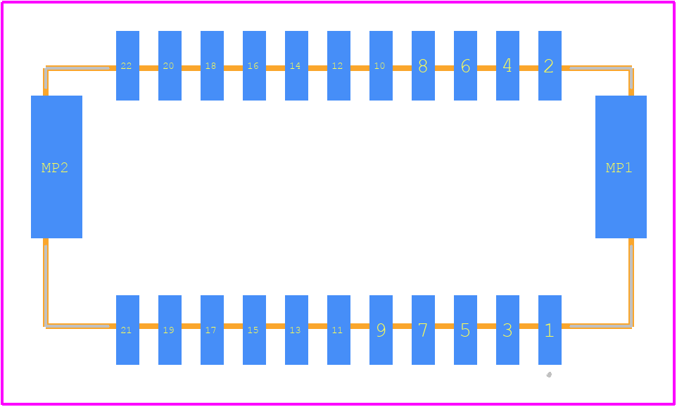 505406-2260 - Molex PCB footprint - Other - Other - 505406-2260-1