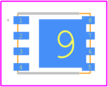 SIR876ADP-T1-GE3 - Vishay PCB footprint - Other - Other - SIR876ADP-T1-GE3-3