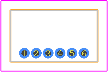 DF13-6P-1.25DS(20) - Hirose PCB footprint - Other - Other - DF13-6P-1.25DS(20)-2