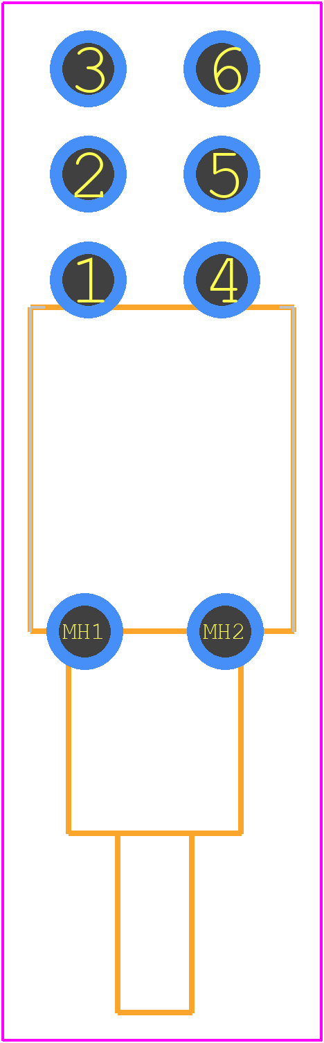1MD1T2B4M7RE - Multicomp Pro PCB footprint - Other - Other - 1MD1T2B4M7RE-2