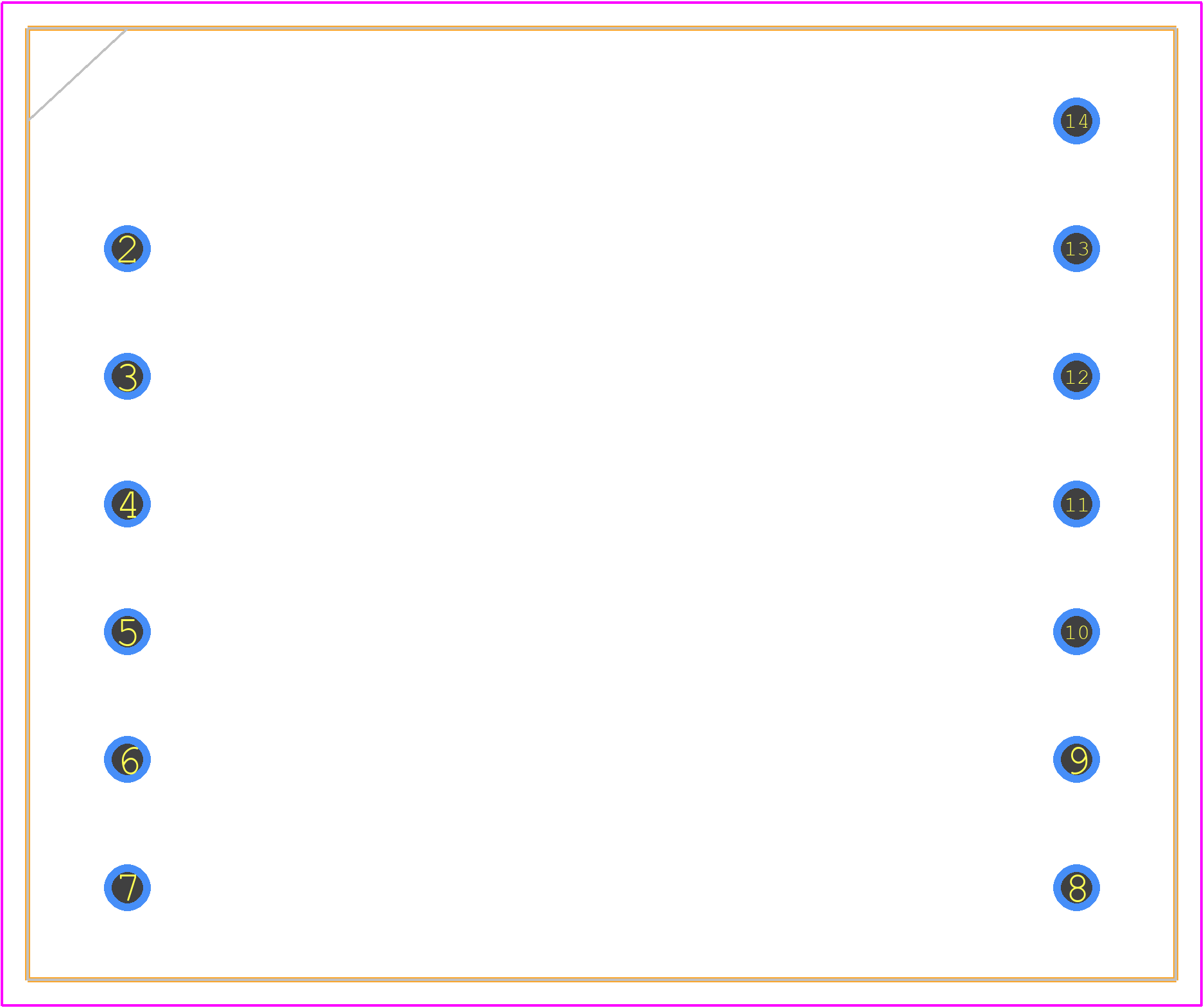 SNX-R1545 - Santronix PCB footprint - Other - Other - DIP-14