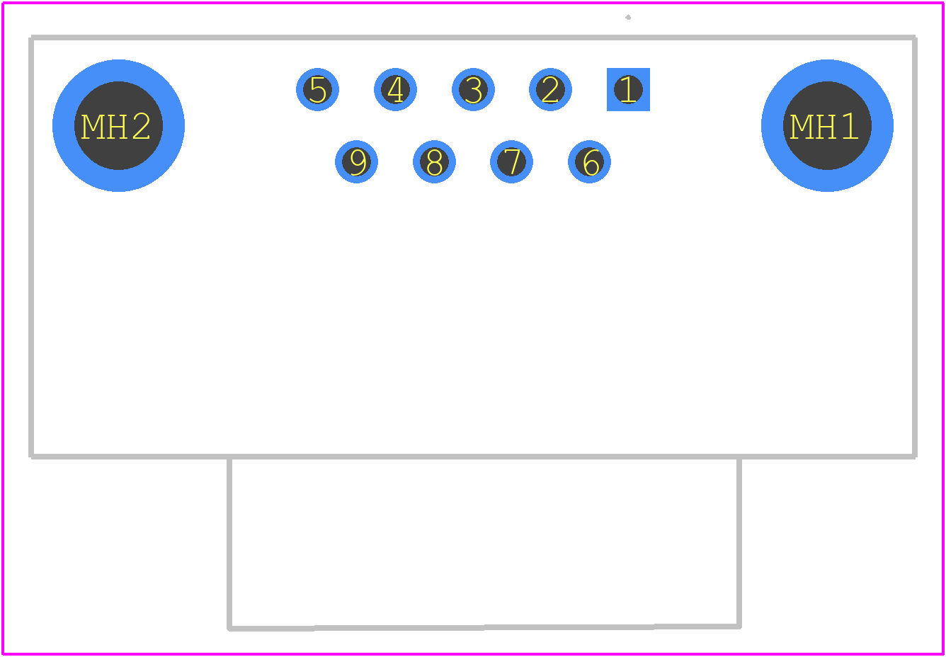 09661527611 - HARTING PCB footprint - Other - Other - 09661527611