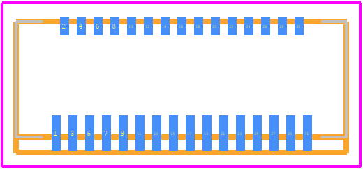 FH23-31S-0.3SHAW(05) - Hirose PCB footprint - Other - Other - FH23-31S-0.3SHAW(05)-1