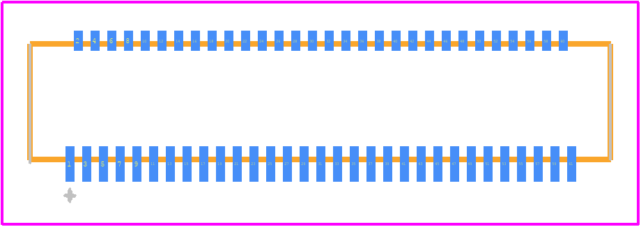 FH23-61S-0.3SHW(05) - Hirose PCB footprint - Other - Other - FH23-61S-0.3SHW(05)-2