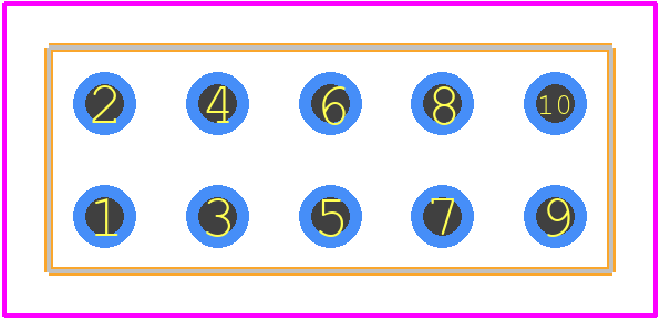 534206-5 - TE Connectivity PCB footprint - Other - Other - 534206-5-1