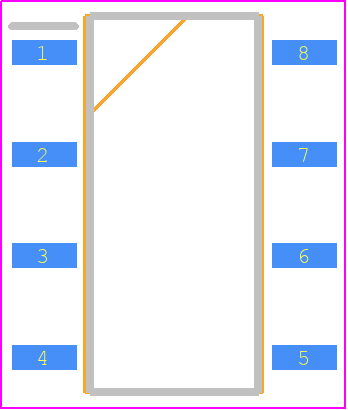TLP206A(F) - Toshiba PCB footprint - SOT23 (8-Pin) - SOT23 (8-Pin) - TLP206A(F)-1