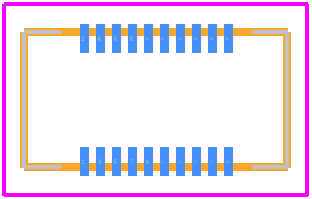 DF40HC(3.5)-20DS-0.4V(51) - Hirose PCB footprint - Other - Other - DF40HC(3.5)-20DS-0.4V(51)-3
