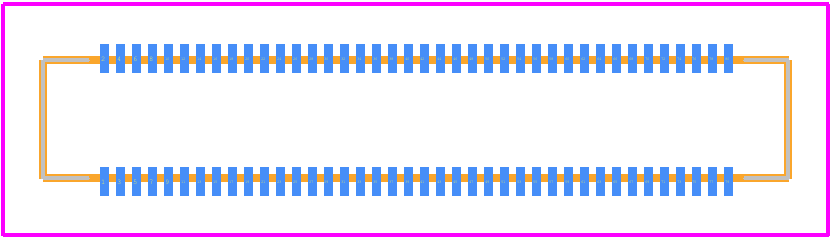 DF40HC(3.5)-80DS-0.4V(51) - Hirose PCB footprint - Other - Other - DF40HC(3.5)-80DS-0.4V(51)-1