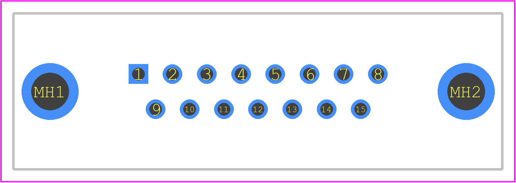 5747872-4 - TE Connectivity PCB footprint - Other - Other - 5747872-4-1