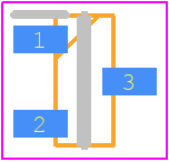 MMBT5179 - onsemi PCB footprint - SOT23 (3-Pin) - SOT23 (3-Pin) - SOT-23-ren3