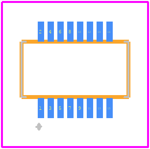 55560-0168 - Molex PCB footprint - Other - Other - 55560-0168-2
