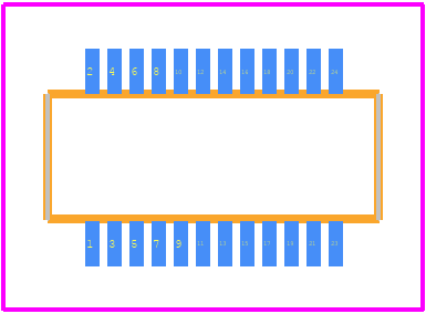 55560-0247 - Molex PCB footprint - Other - Other - 55560-0247-1