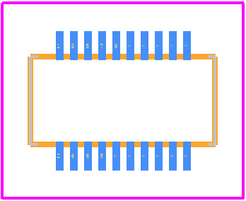 DF23C-20DP-0.5V(92) - Hirose PCB footprint - Other - Other - DF23C-20DP-0.5V(92)-2