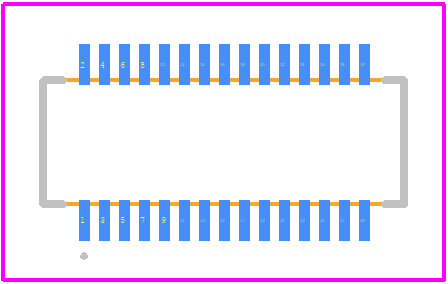 DF23C-30DP-0.5V(92) - Hirose PCB footprint - Other - Other - DF23C-30DP-0.5V(92)-2