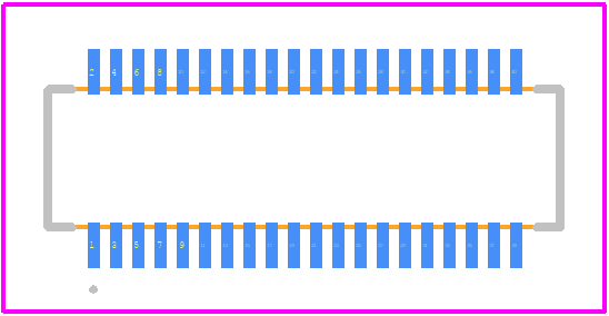 DF23C-40DP-0.5V(92) - Hirose PCB footprint - Other - Other - DF23C-40DP-0.5V(92)-1