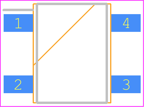 B40S2A-SLIM - Diotec PCB footprint - Small Outline Packages - Small Outline Packages - B40S2A-SLIM