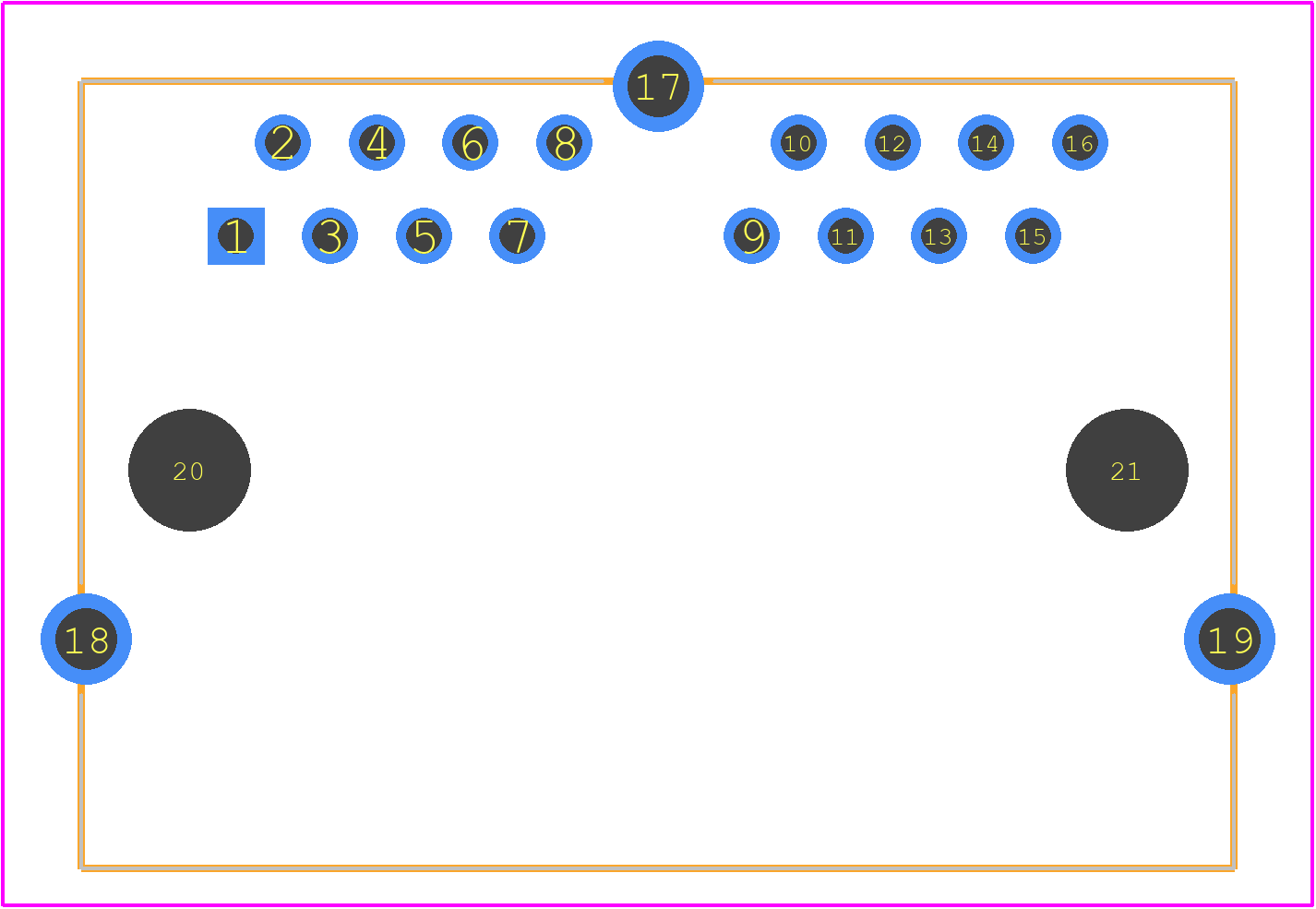 5406566-2 - TE Connectivity PCB footprint - Other - Other - 5406566-2-1