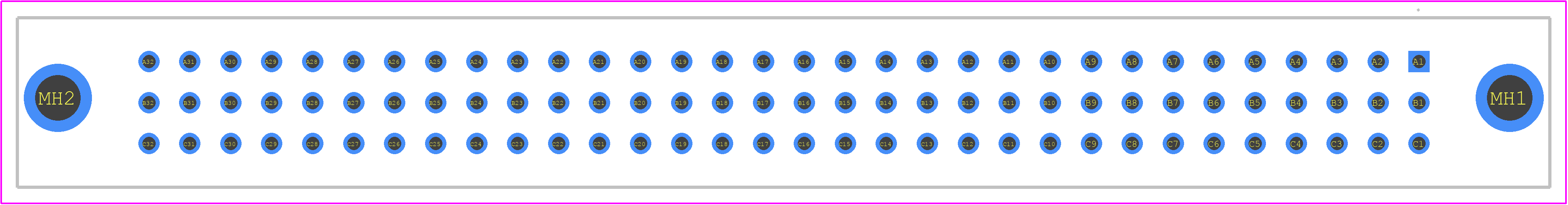 PCN10-96S-2.54WB(72) - Hirose PCB footprint - Other - Other - PCN10-96S-2.54WB(72)-1