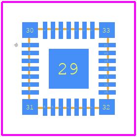 DSPIC33EP32GS202-I/M6 - Microchip PCB footprint - Other - Other - DSPIC33EP32GS202-I/M6-1