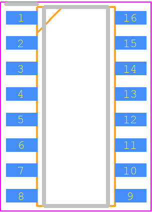 LYT5228D - Power Integrations PCB footprint - Small Outline Packages - Small Outline Packages - LYT5218D-TL