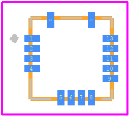 NCP51820AMNTWG - onsemi PCB footprint - Other - Other - NCP51820AMNTWG-2
