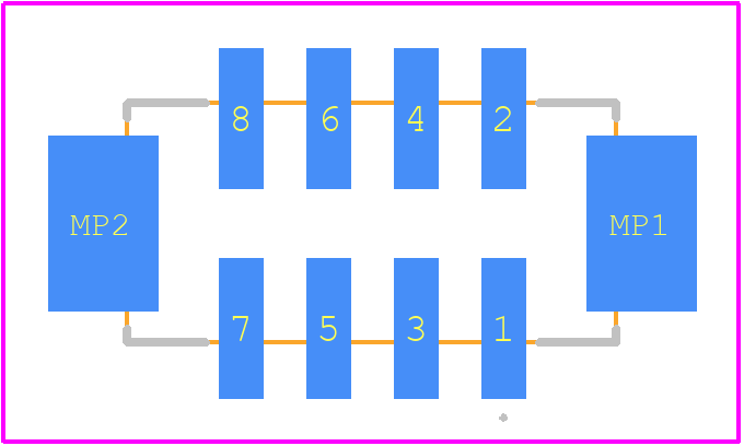 M80-6810842 - Harwin PCB footprint - Other - Other - M80-6810842