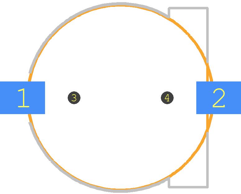 1056TR - Keystone Electronics PCB footprint - Other - Other - 1056TR