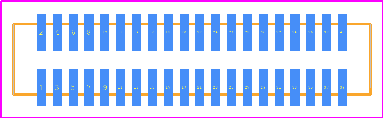 M50-4902045 - Harwin PCB footprint - Other - Other - M50-4902045-2