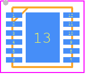 PAM2401YPADJ - Diodes Incorporated PCB footprint - Small Outline No-lead - Small Outline No-lead - U-DFN3030-12*