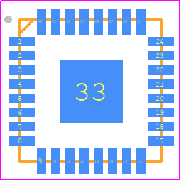 MSP430I2040TRHBT - Texas Instruments PCB footprint - Quad Flat No-Lead - Quad Flat No-Lead - RHB (S-PVQFN-N32)_EP 2.2