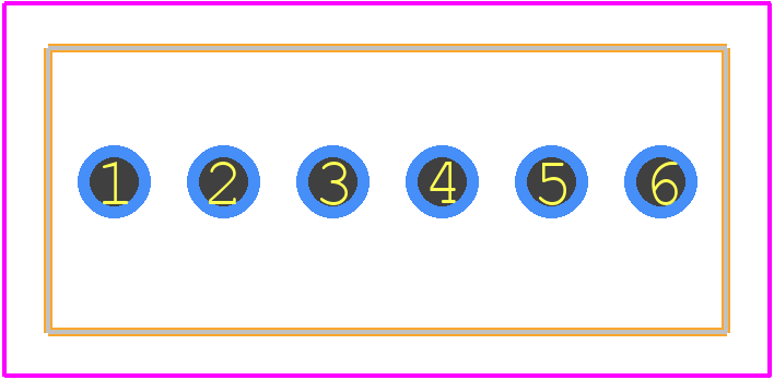 IL-6P-S3EN2-1 - JAE PCB footprint - Other - Other - IL-6P-S3EN2-1-3
