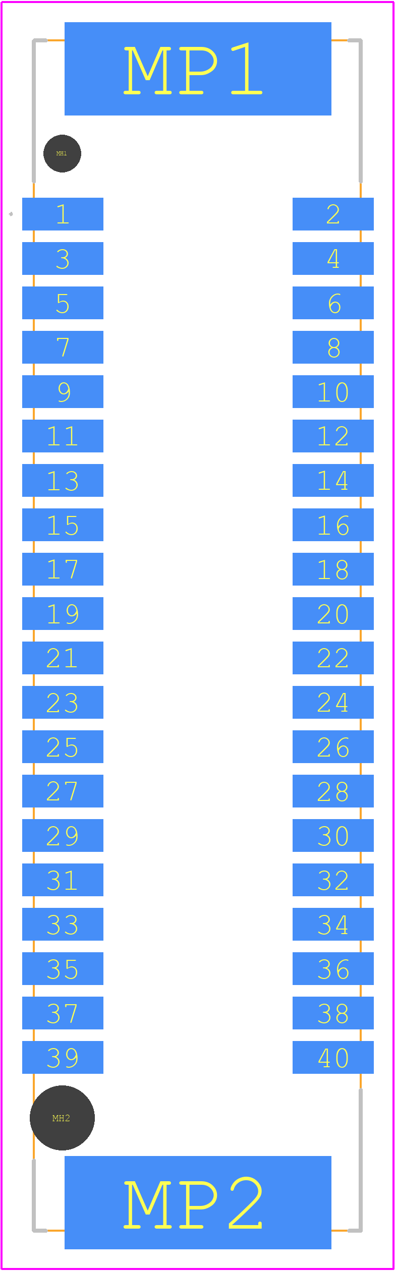 1747642-2 - TE Connectivity PCB footprint - Other - Other - 1747642-2-2