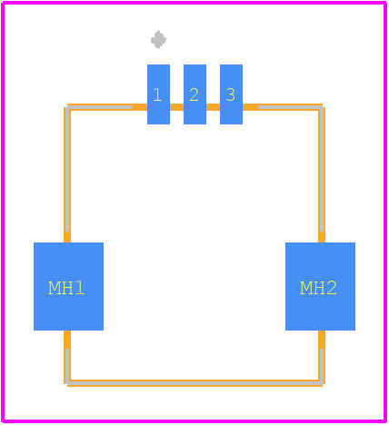 DF50A-3P-1H(51) - Hirose PCB footprint - Other - Other - DF50A-3P-1H(51)-1